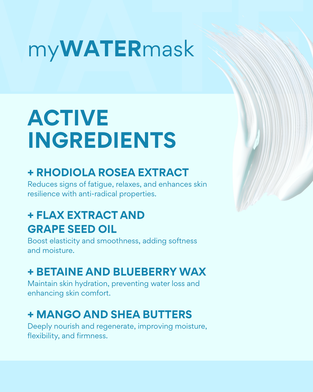 myWATERmask deep moisturizing mask