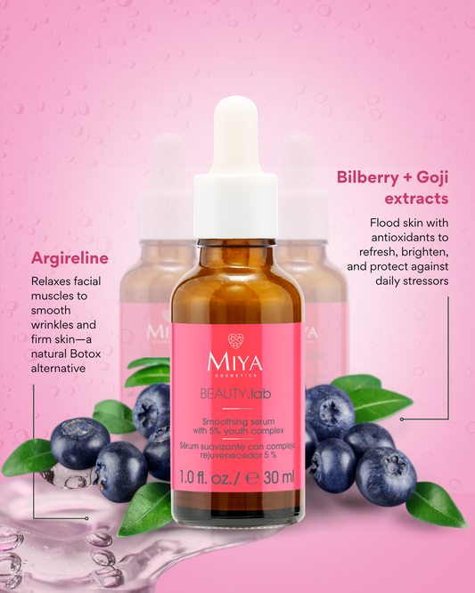 BEAUTY.lab smoothing serum with anti-aging complex 5%