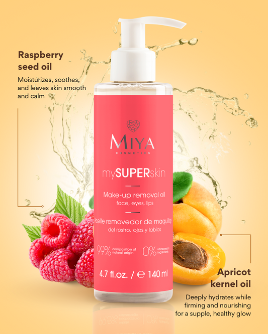 mySUPERskin make-up removal oil face, eyes and lips