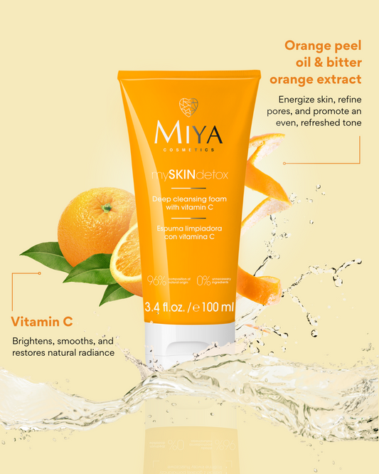 mySKINdetox deep cleansing foam with vit. C