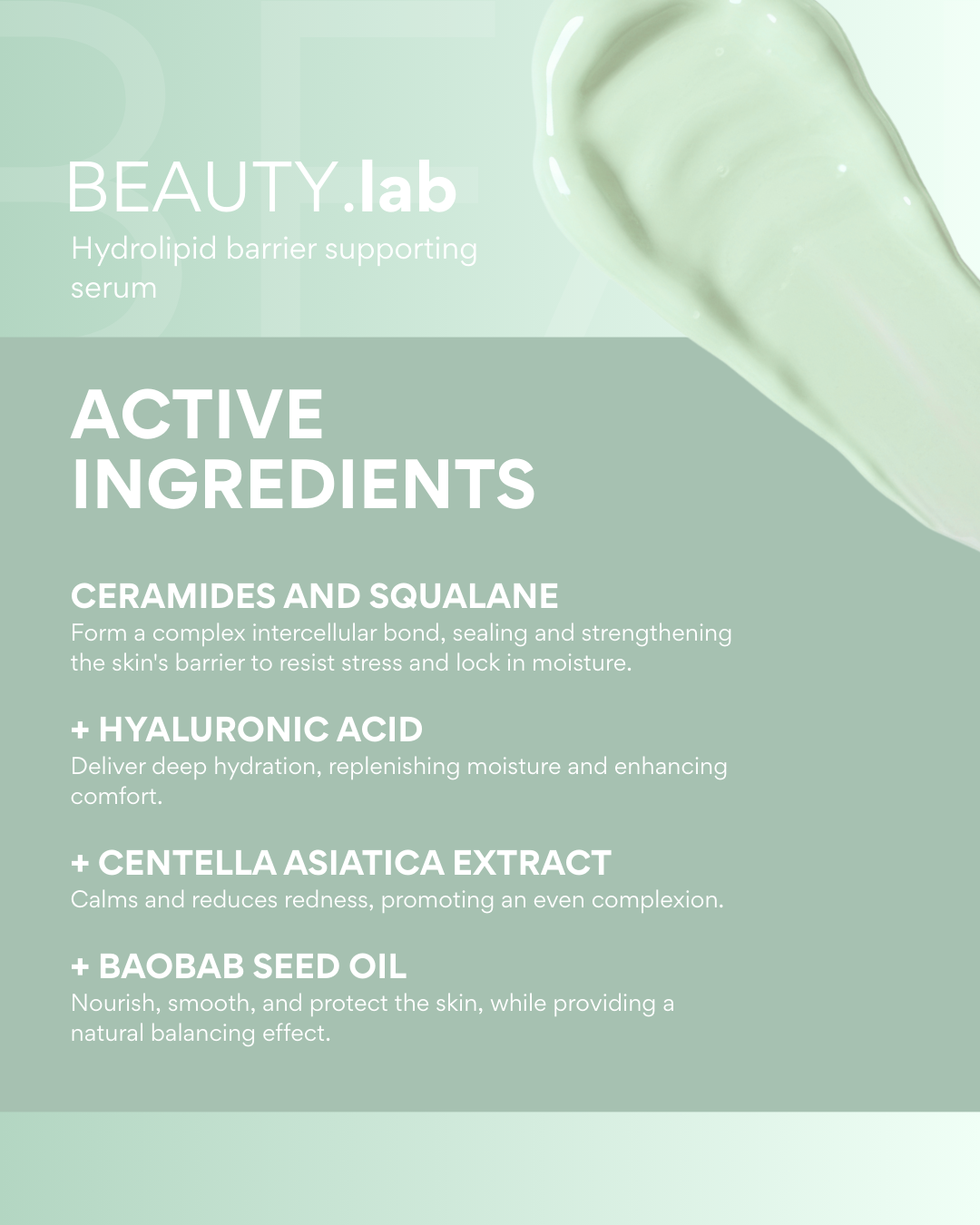 BEAUTY.lab hydrolipid barrier supporting serum