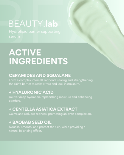 BEAUTY.lab hydrolipid barrier supporting serum