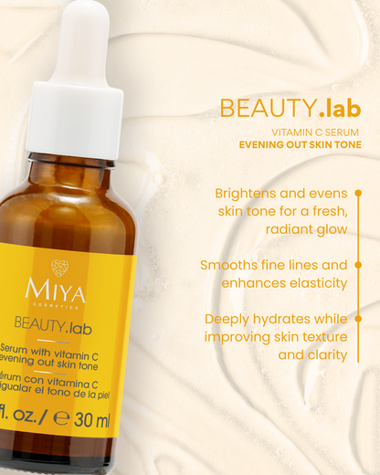 BEAUTY.lab serum vitamin C evening out skin tone