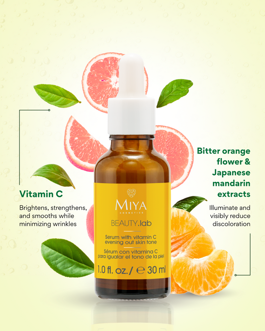 BEAUTY.lab serum vitamin C evening out skin tone