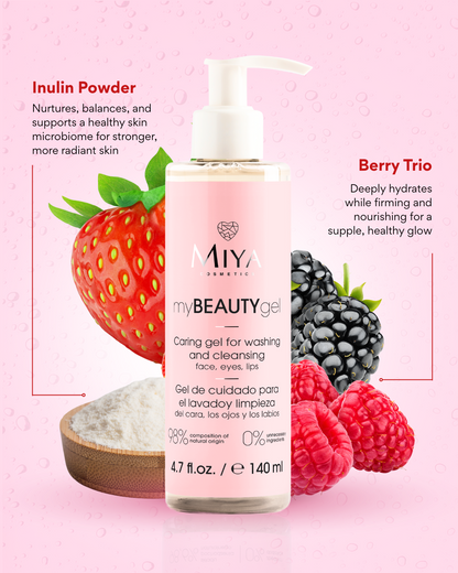 myBEAUTYgel caring  gel for washing and cleansing