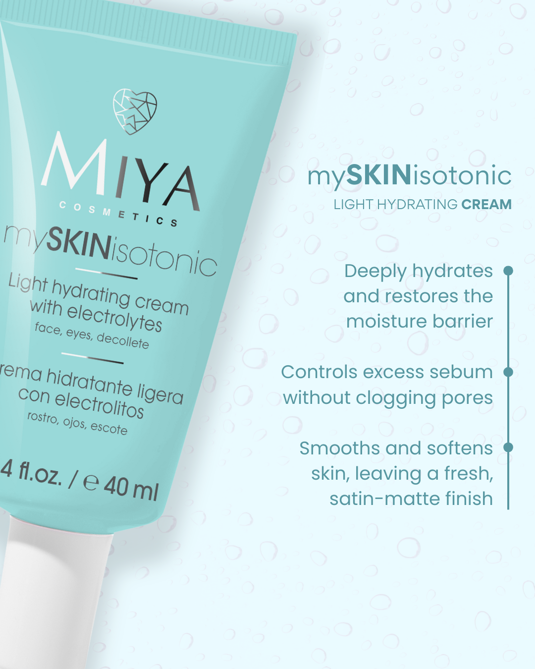 mySKINisotonic light hydrating cream with electrolytes