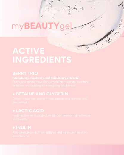 myBEAUTYgel caring  gel for washing and cleansing