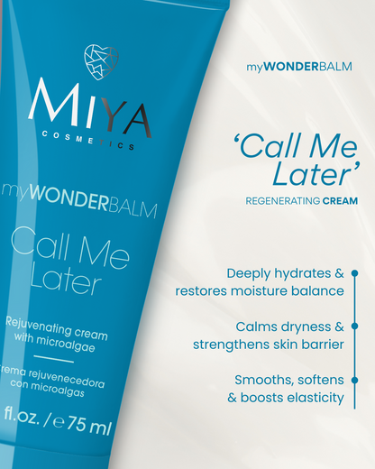 myWONDERBALM Call Me Later rejuvenating cream with microalgae