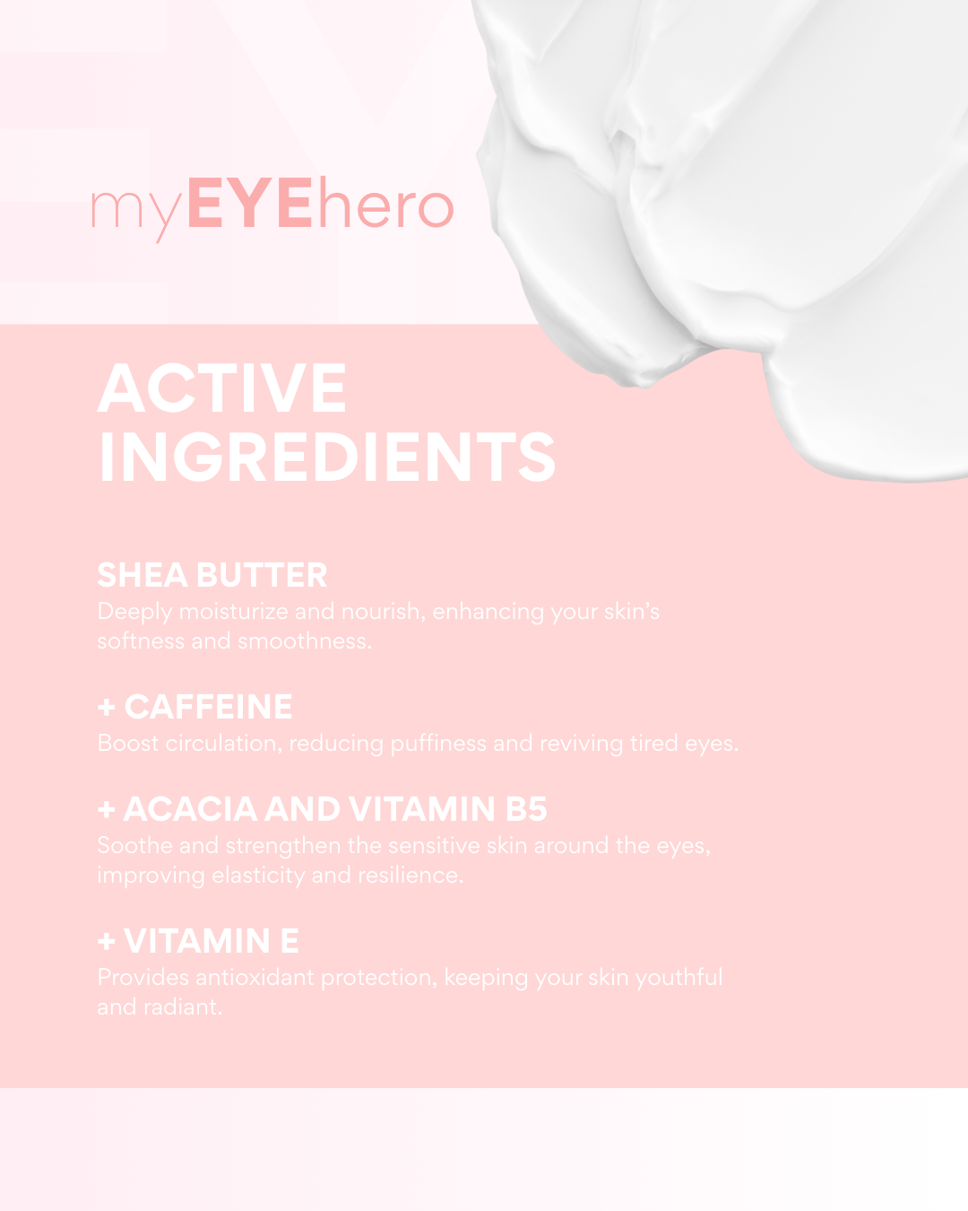 myEYEhero moisturizing eye cream