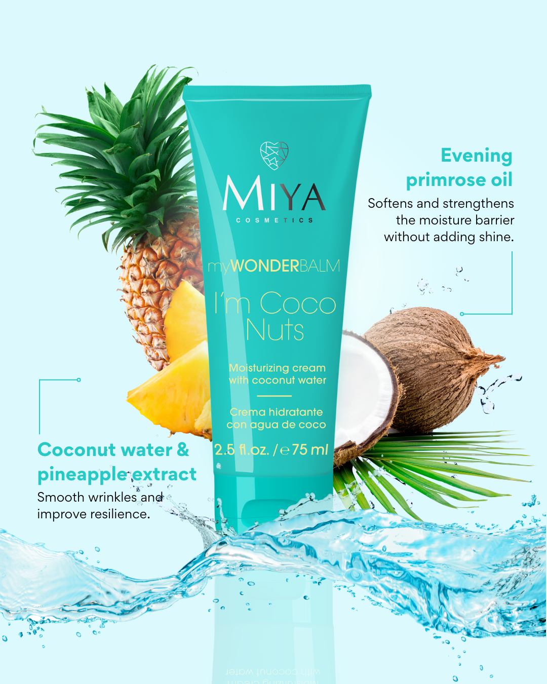 myWONDERBALM I'm coco nuts moisturizing cream with coconut water