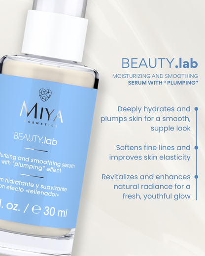 BEAUTY.lab moisturizing and smoothing serum with plumping effect