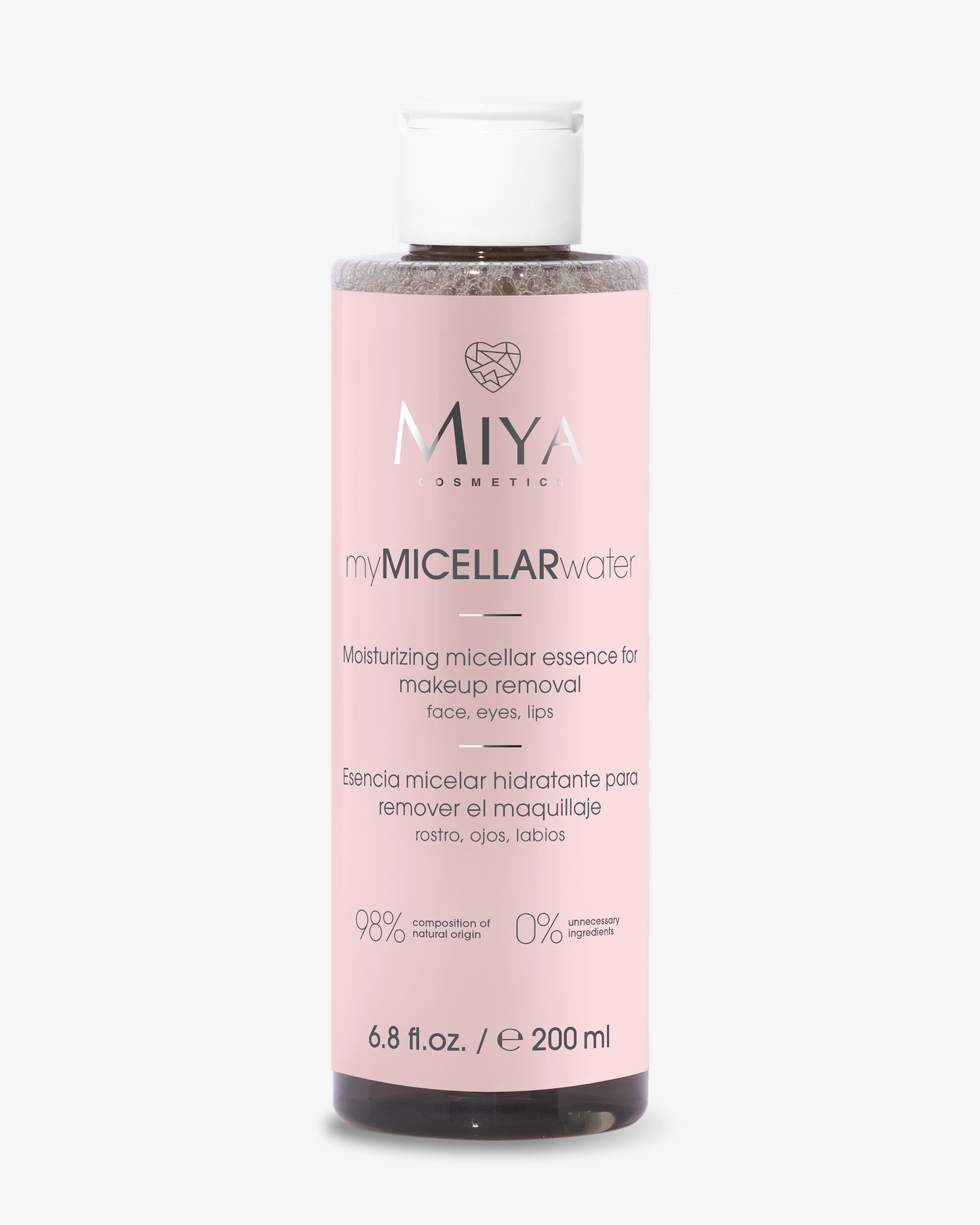 myMICELARwater moisturizing micellar essence for makeup removal