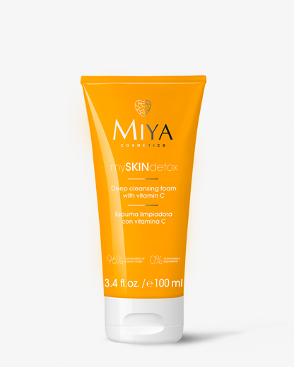 mySKINdetox deep cleansing foam with vit. C