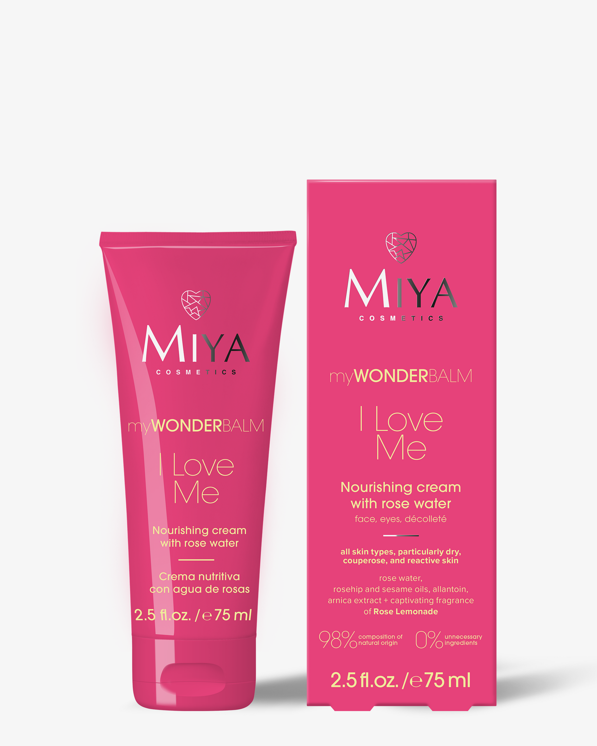 フェイスクリーム MIYA Miya Cosmetics Intensely Hydrating Face Cream with Coconut Oil
