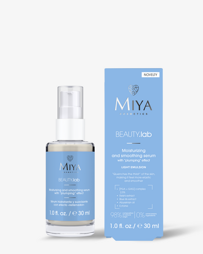 BEAUTY.lab moisturizing and smoothing serum with plumping effect