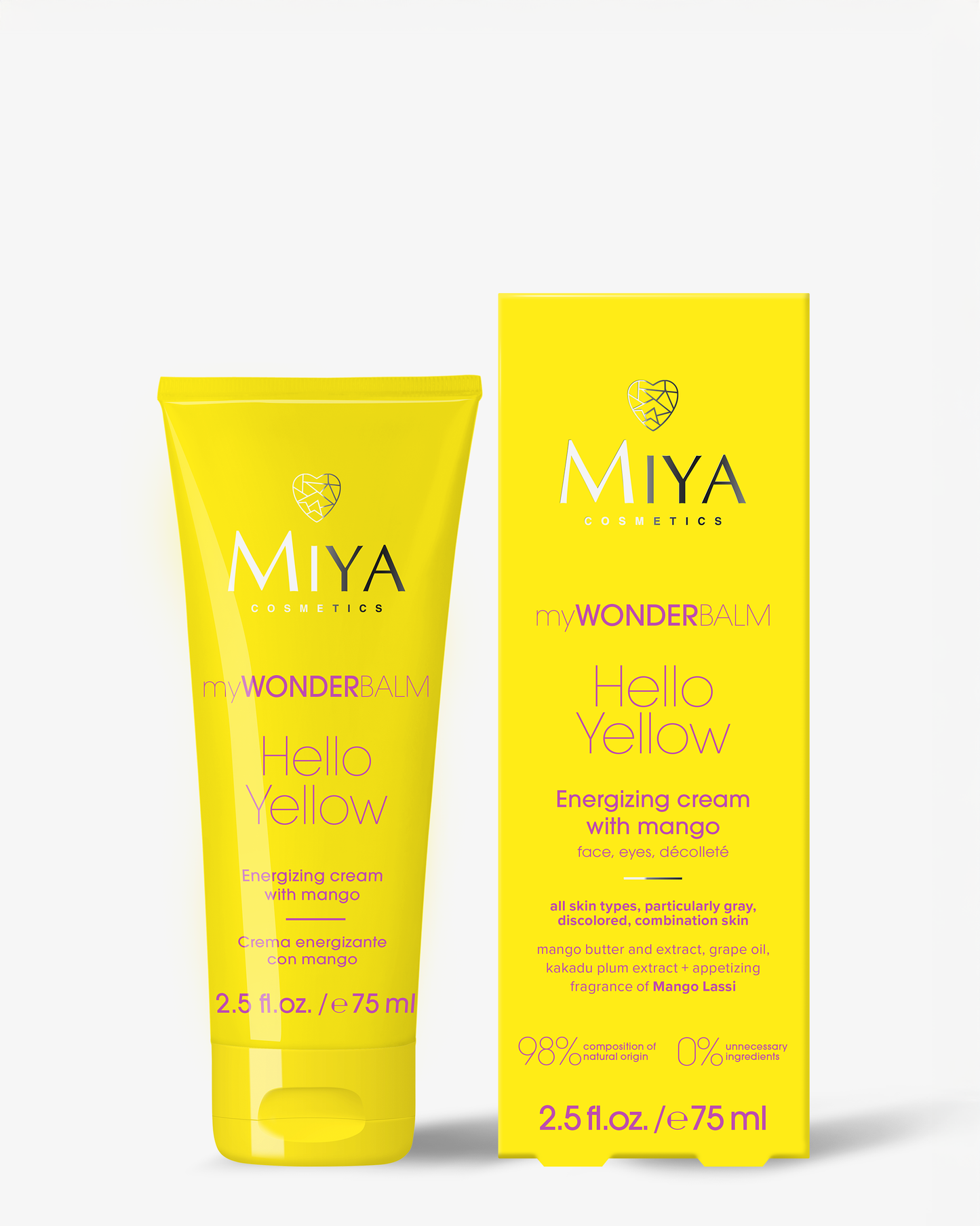 myWONDERBALM Hello Yellow energizing cream with mango