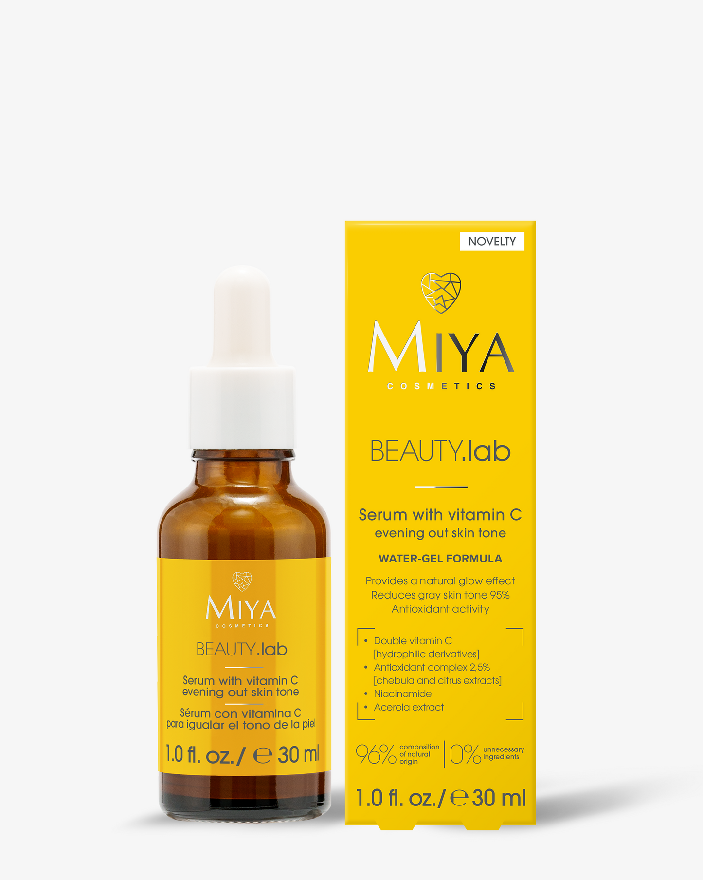 BEAUTY.lab serum vitamin C evening out skin tone