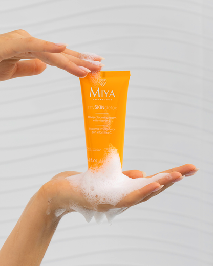 mySKINdetox deep cleansing foam with vit. C