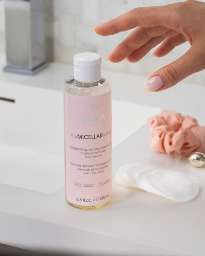 myMICELARwater moisturizing micellar essence for makeup removal